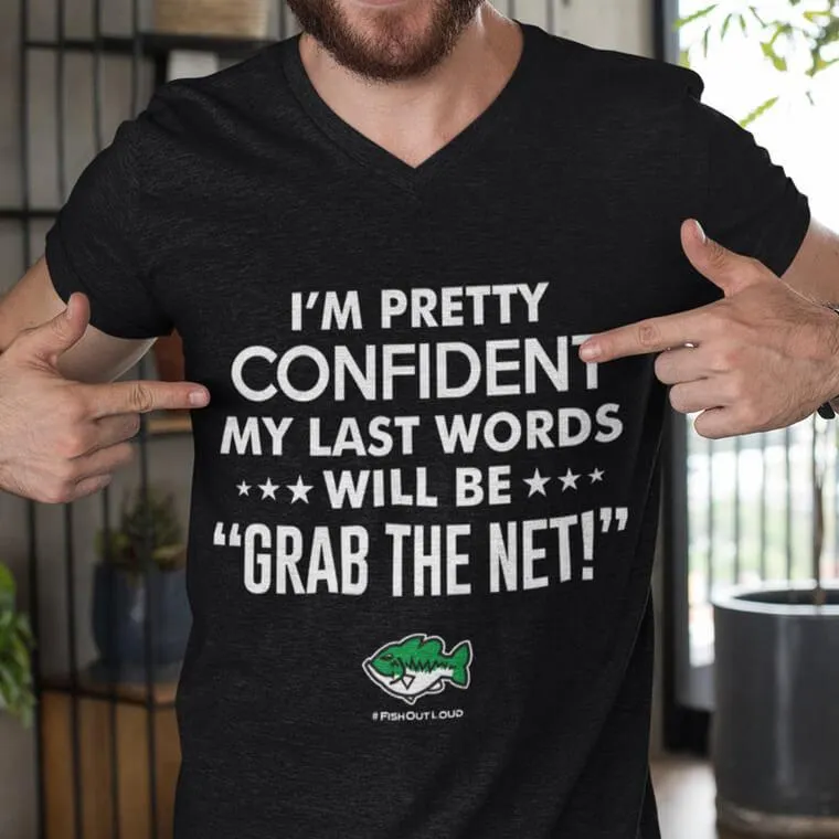 Mens Fun Fishing Shirt Unisex Jersey