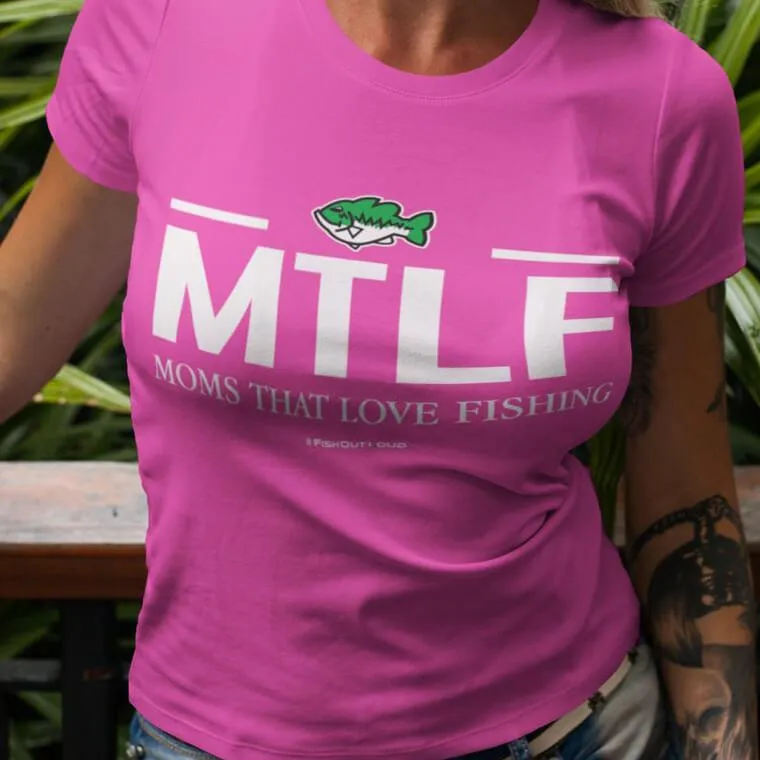 Moms Fishing Shirt (front Print) Unisex