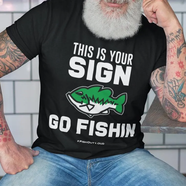 Mens Fishing Shirt (front Print) Unisex